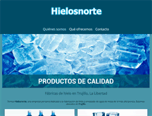 Tablet Screenshot of hielosnortesac.com
